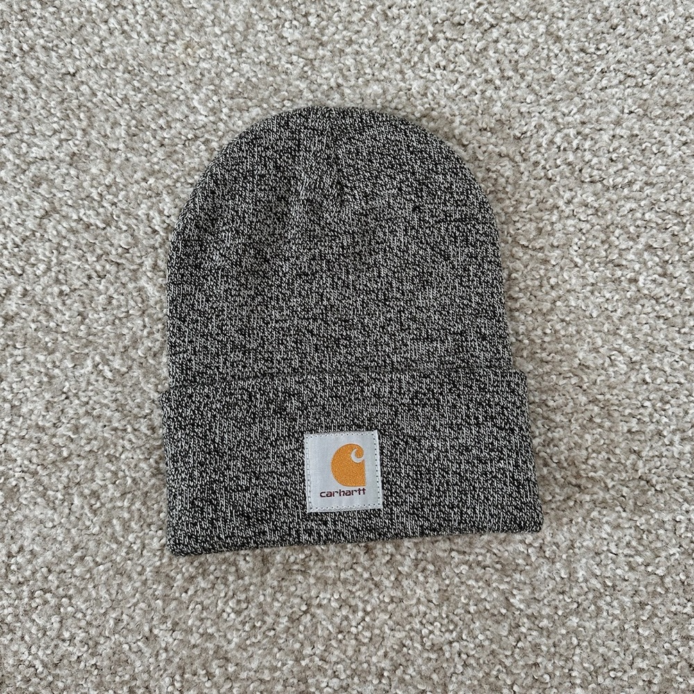 Carhartt Gray Marled Knit Beanie